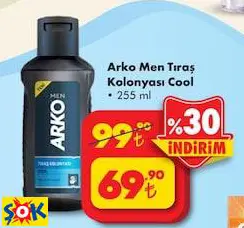 ARKO MEN TIRAŞ KOLONYASI COOL 255 ML ARKO MEN TIRAŞ KOLONYASI COOL 255 ML